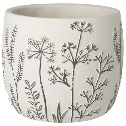 Black & White Flower Pot