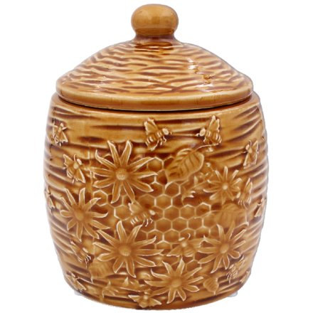 Crackle Glaze Storage Jar