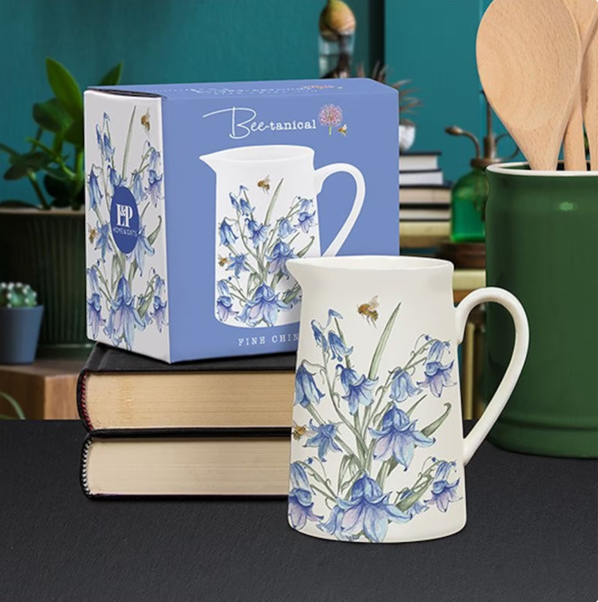 Bee-Tanical Bluebell Jug
