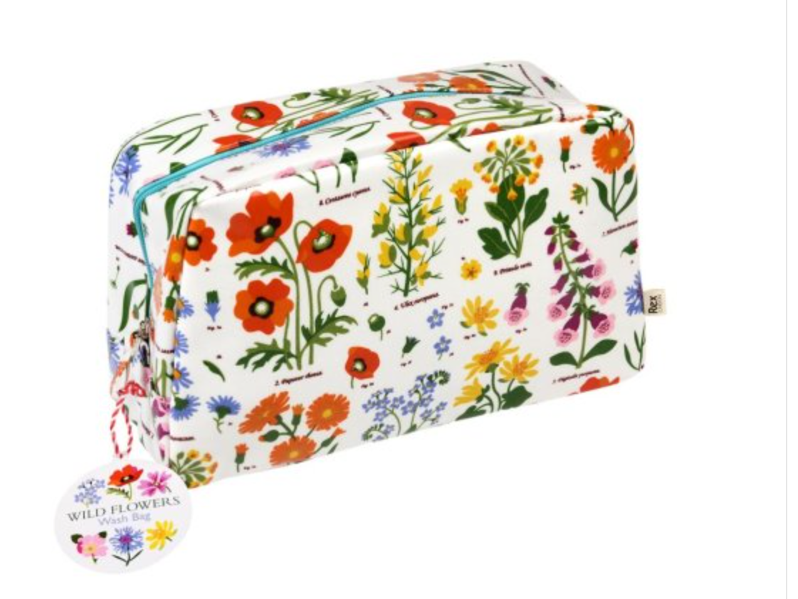 Wild Flowers Wash Bag