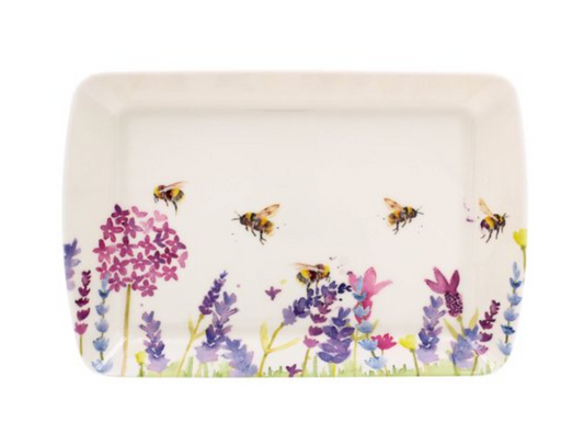 Lavender and Bees Small Tray 24cm