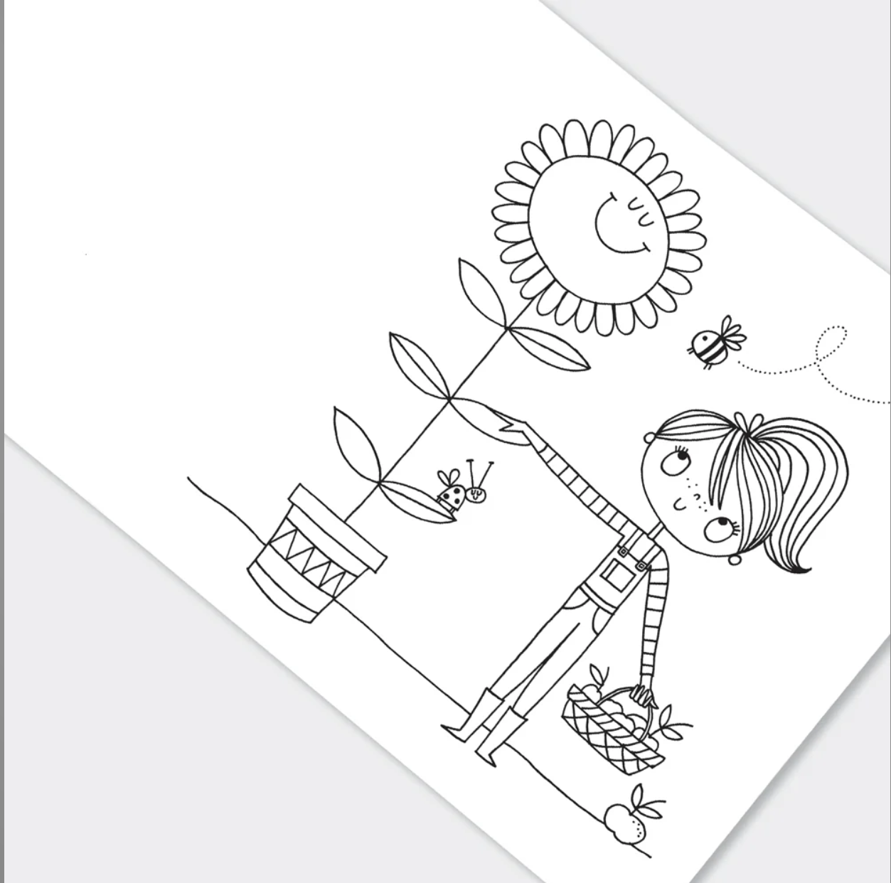 Little Gardener Children's Colouring Book