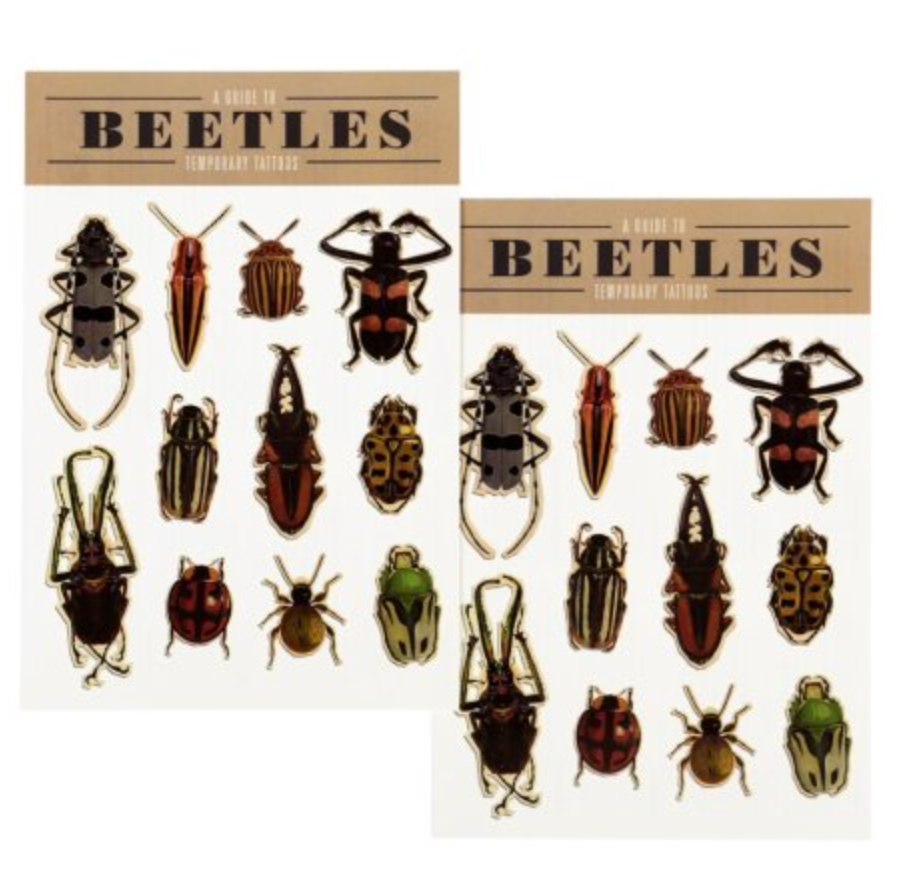 A Guide to Beetles Temporary Tattoos