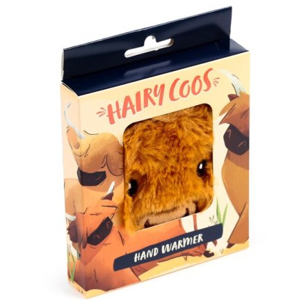 Hairy Coo hand warmer