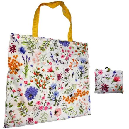 Nectar Meadows Foldaway shopping bag