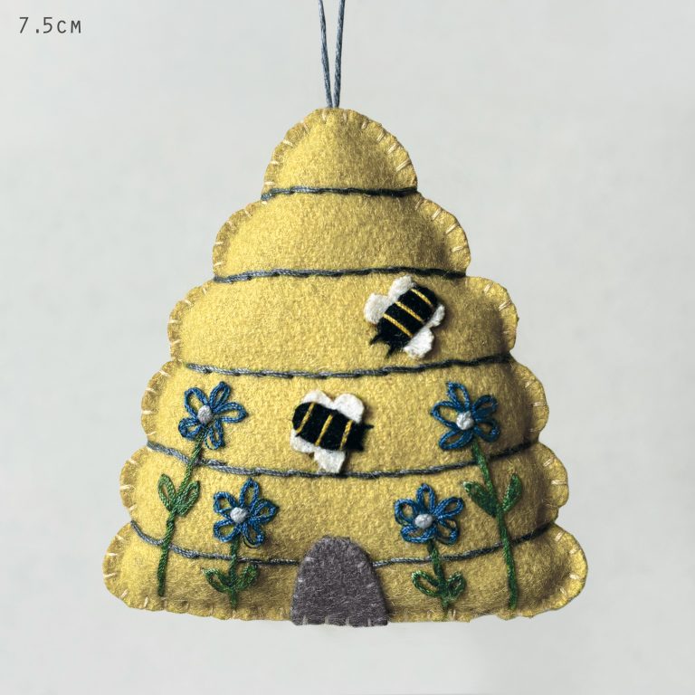 Embroidered Hanging Beehive