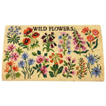 Wild Flowers Doormat