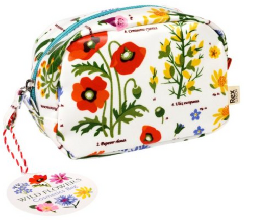 Wild Flowers Cosmetic Bag