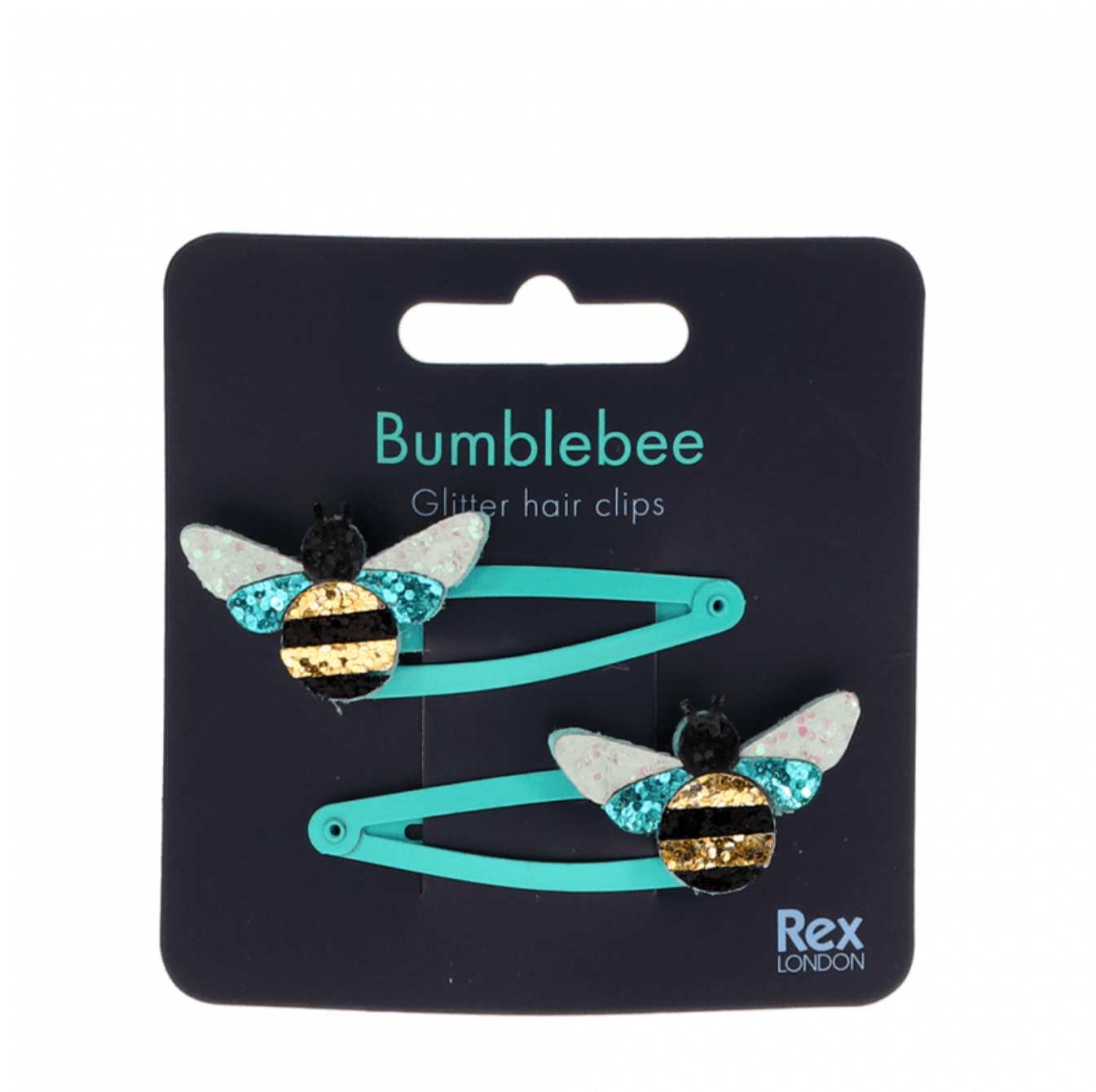 Bumblebee Glitter Hair Clips